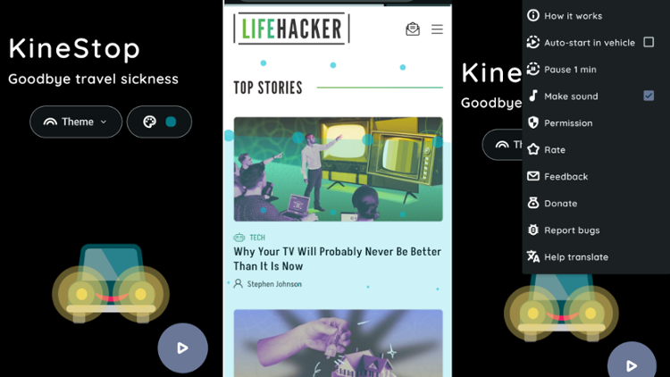 Reading in Cars Makes Me Nauseous, but This App Helps