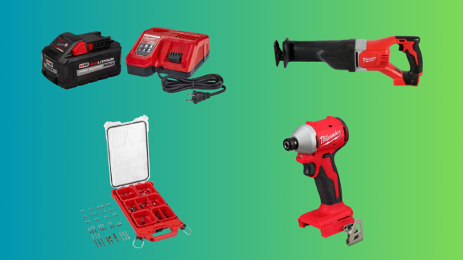 These Milwaukee Cordless Tools, Bits, and Batteries Are Up to 50% Off at Home Depot